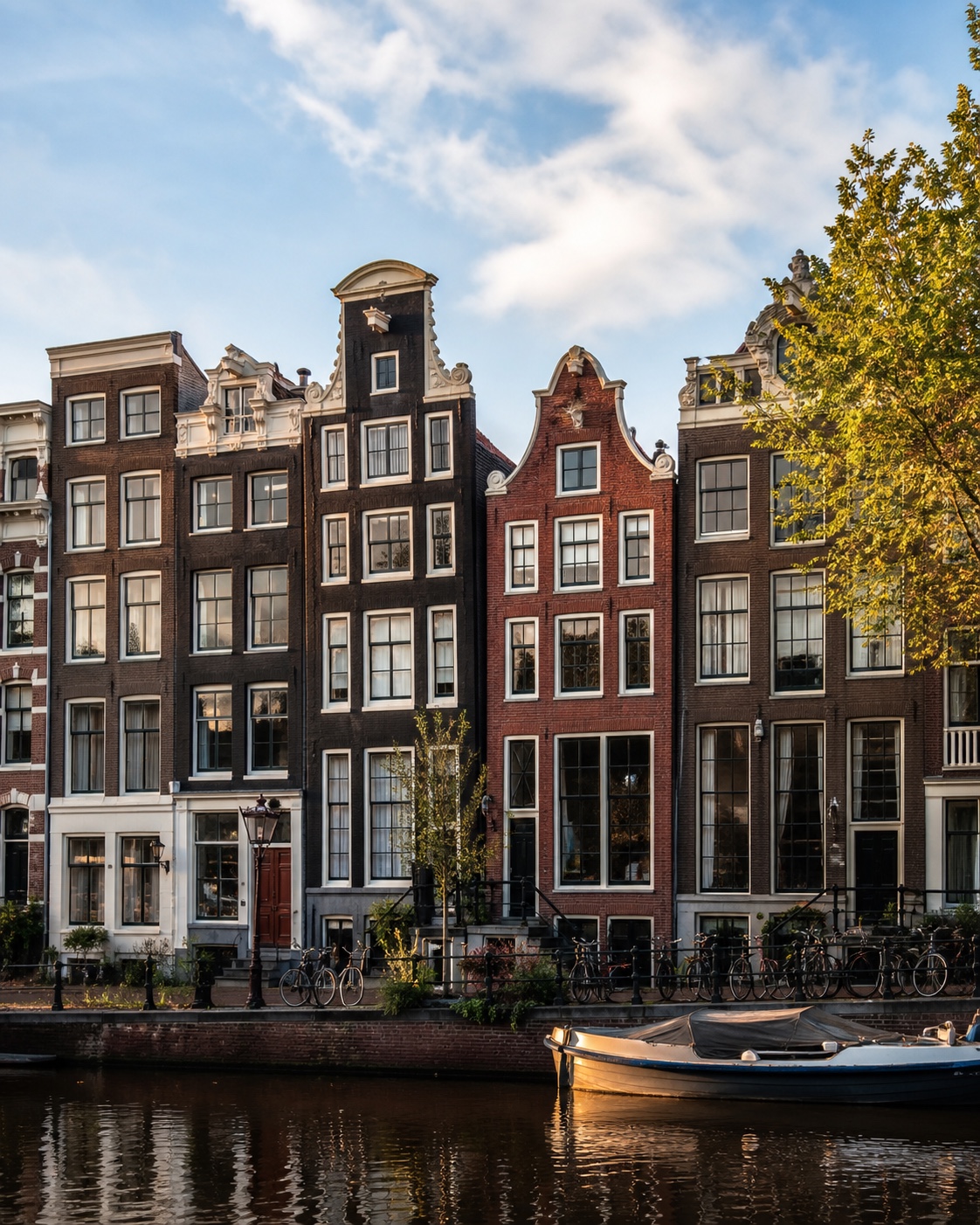 Amsterdam canal houses